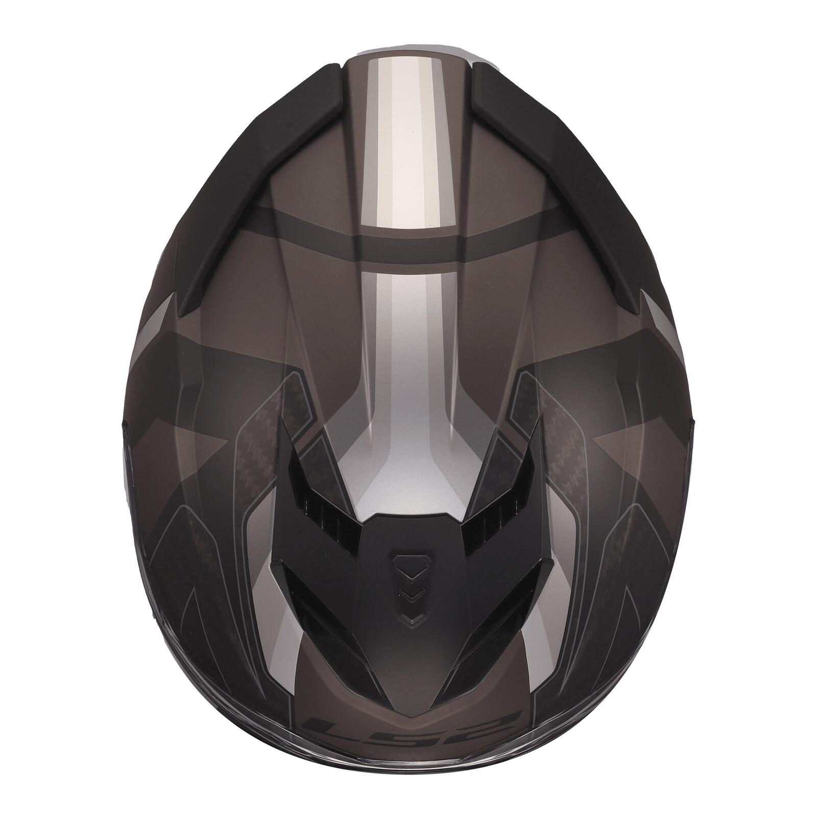 LS2 FF818 Storm III Sporty Helmet - Black / Grey