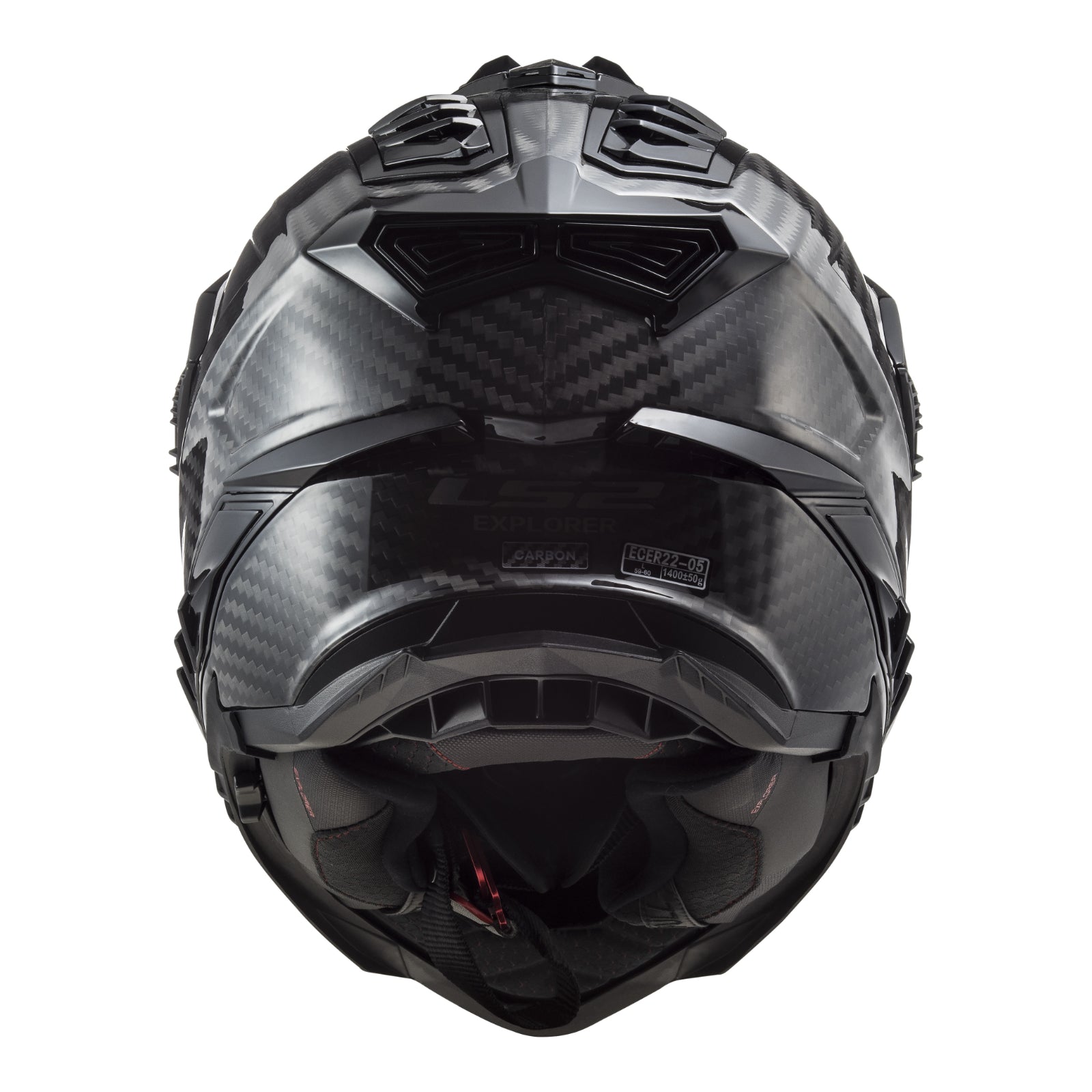 LS2 MX701 Explorer Carbon Solid - Gloss Carbon