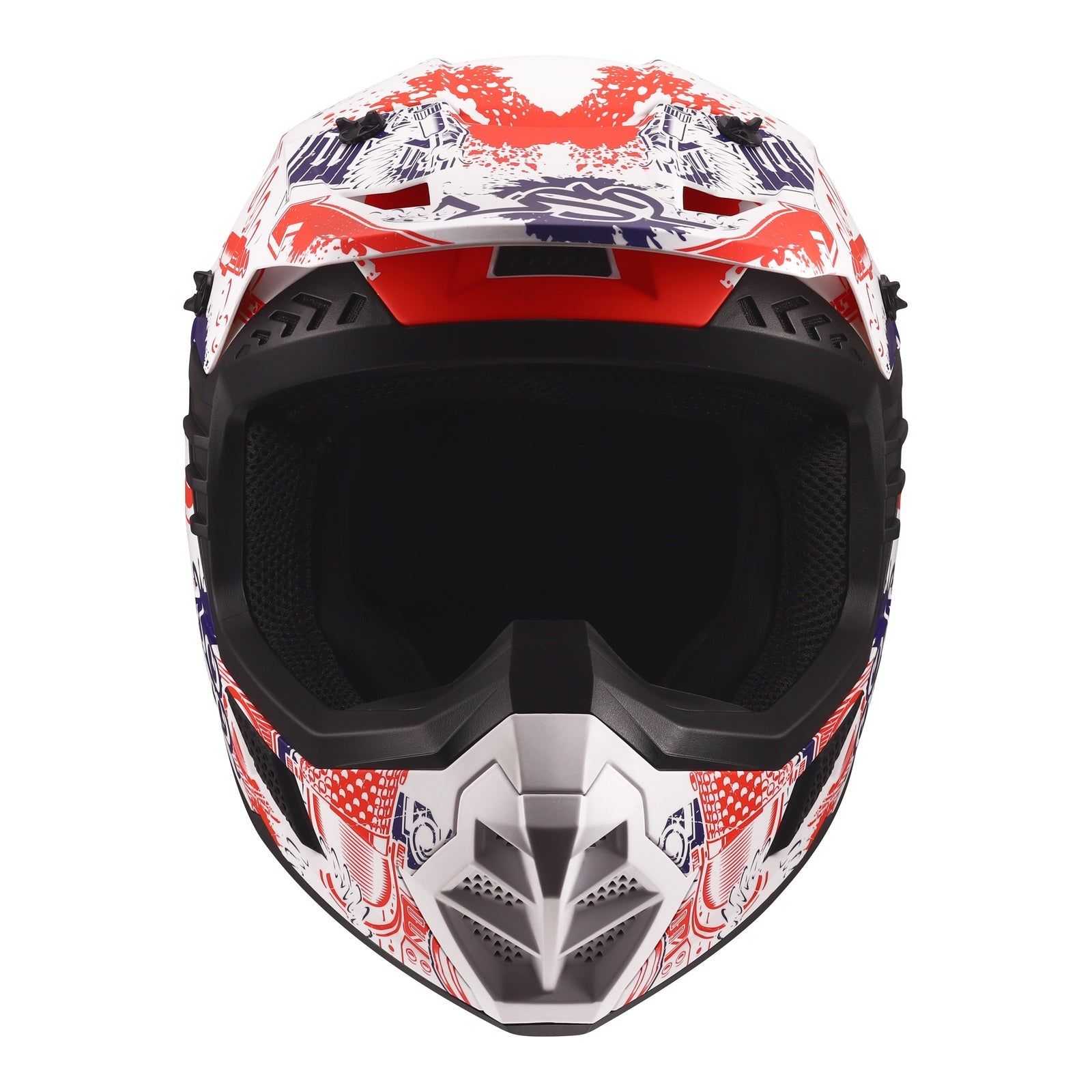 LS2 MX706J COZ Junior Helmet - Matte White / Red / Blue