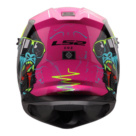 LS2 MX706J COZ Junior Gorilla Helmet - Gloss Purple