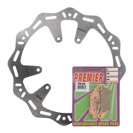 MTX Hornet Disk & Premier Pad Front Kit - Honda