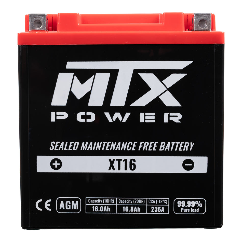 MTX POWER XT16 12V AGM BATTERY *4