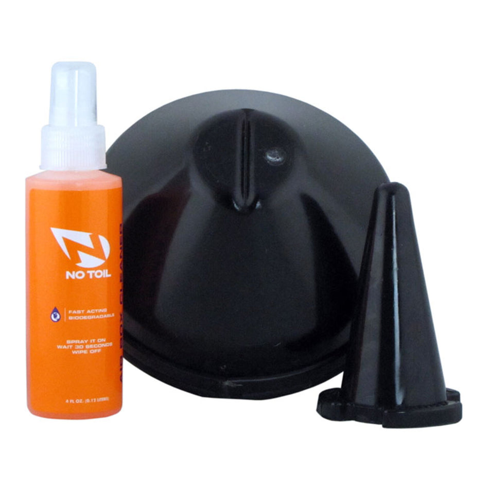 No Toil Wash Kit - Kawasaki KLX400/Suzuki DR-Z400 (Airbox Cover / Exhaust Plug)