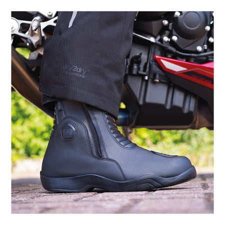 Oxford Hunter Twin ZIP MS Boot - Black