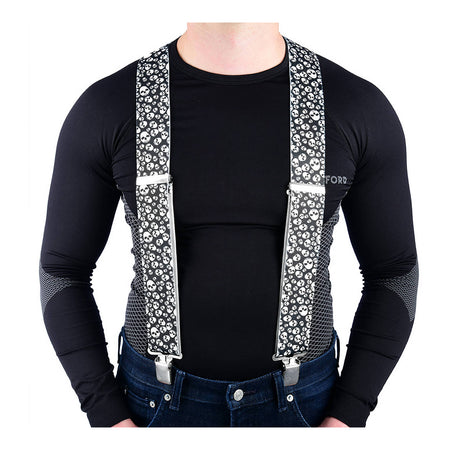Oxford Riggers Braces - Skulls