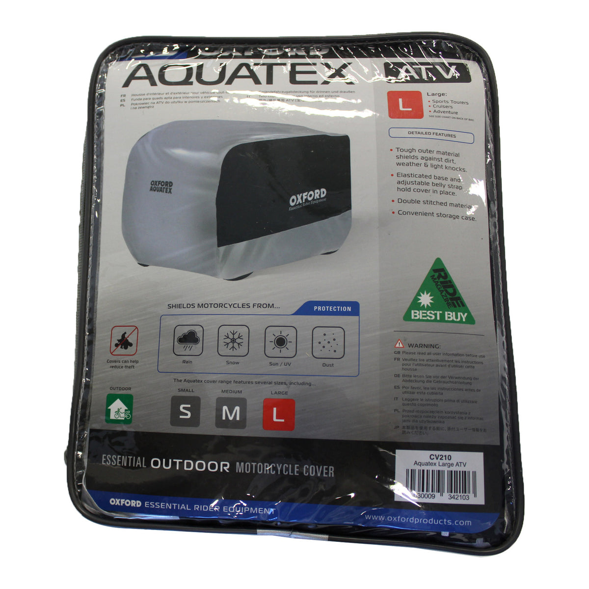 Oxford Motorcycle Cover Aquatex - ATV Large