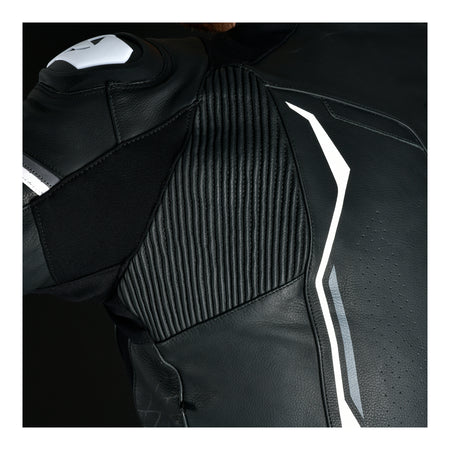 Oxford Nexus 1.0 Leather Men's Jacket - Stealth Black
