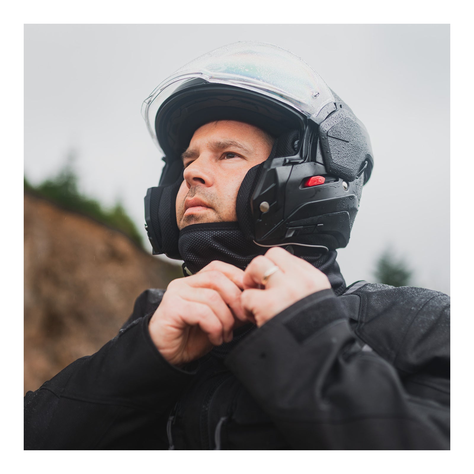 Oxford Advanced Storm Collar - Black (L / XL)