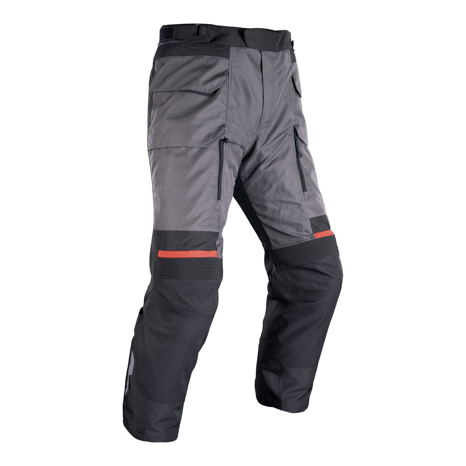 Oxford Rockland Men's Pant - Charcoal Black / Red