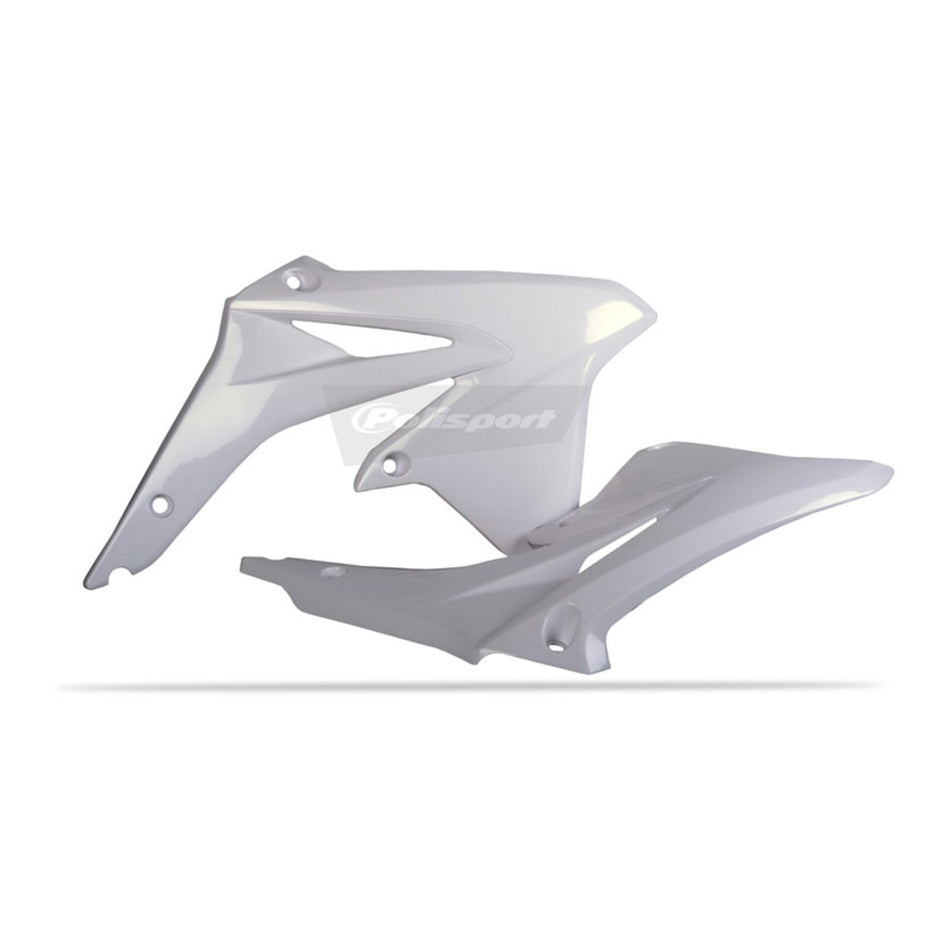 Polisport Radiator Scoops Suzuki RMZ450 ('08-'16) - White