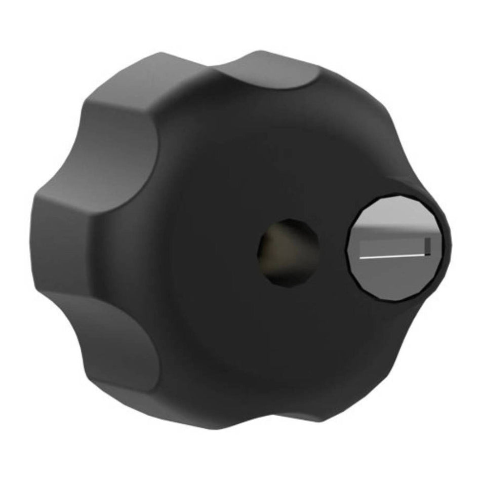 RAM Key Lock Knob with Brass Insert for B Size Socket Arms