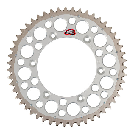Renthal Sprocket Twinring Silver 51T Bi-Metal Grooved