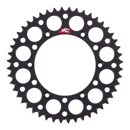 Renthal Sprocket Rear Black 48T Alloy 7075 T6 Grooved