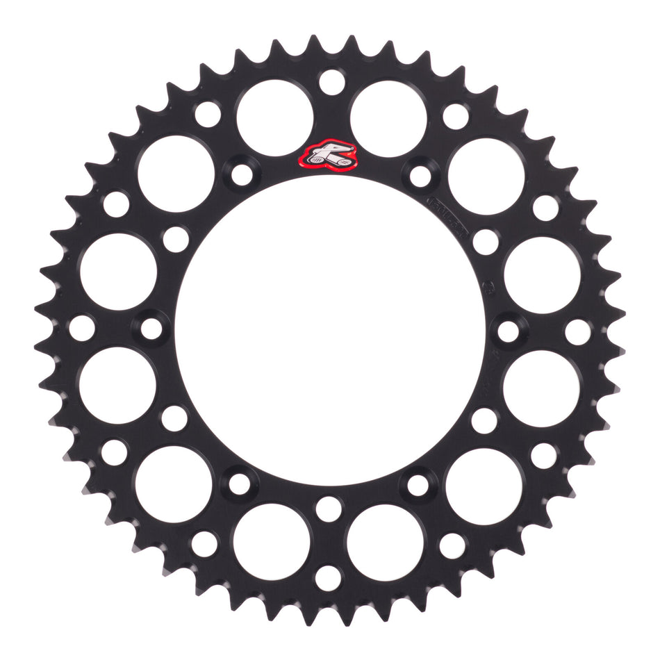 Renthal Sprocket Rear Black 48T Alloy 7075 T6 Grooved