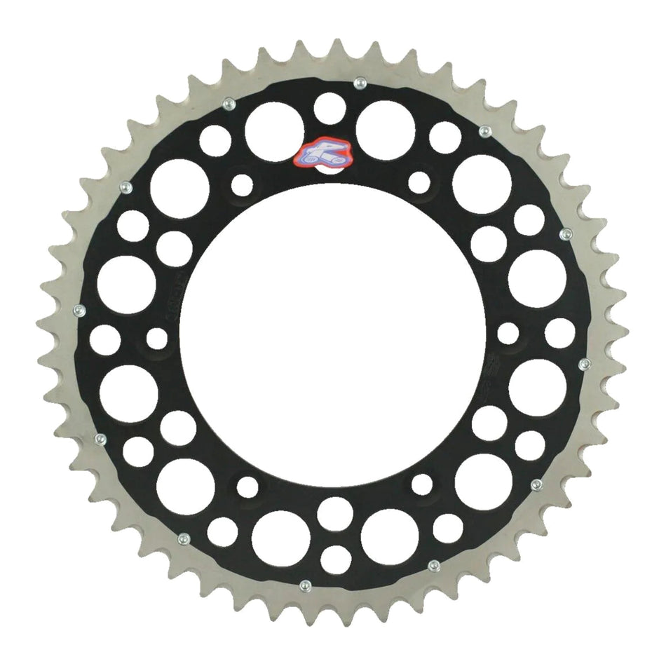 Renthal Sprocket Twinring Black 48T Bi-Metal Grooved Packaged