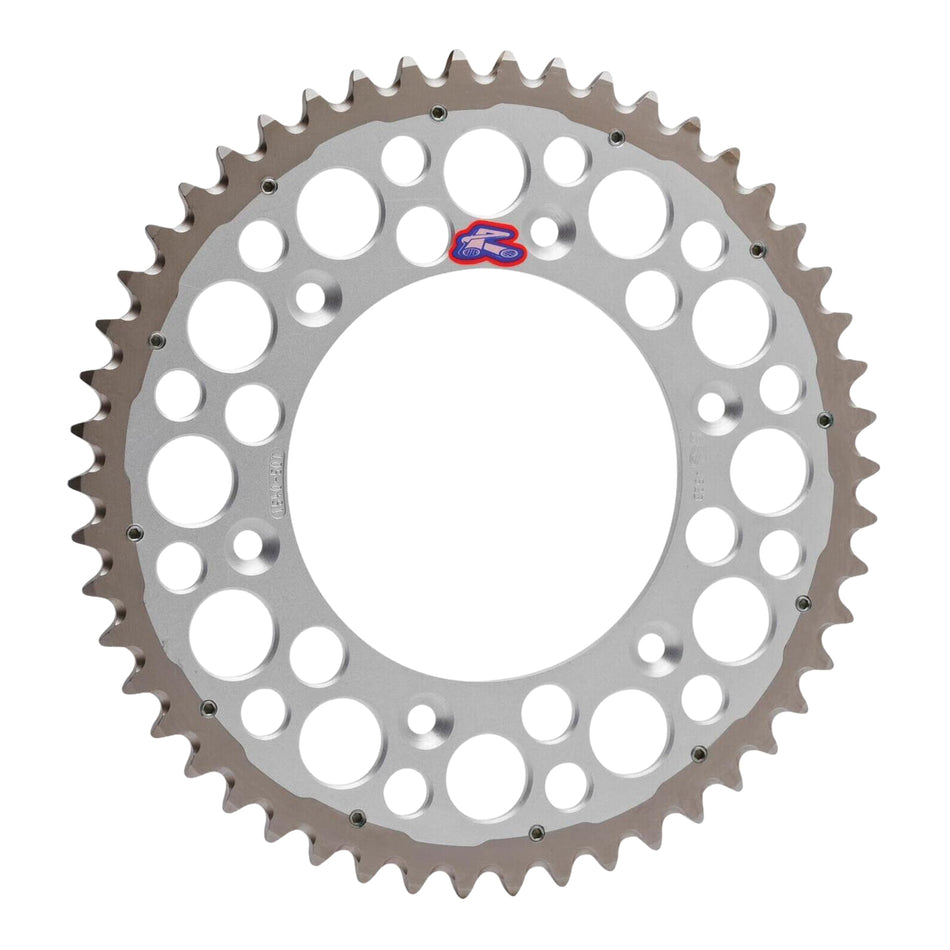 Renthal Sprocket Twinring Silver 51T Bi-Metal Grooved Packaged
