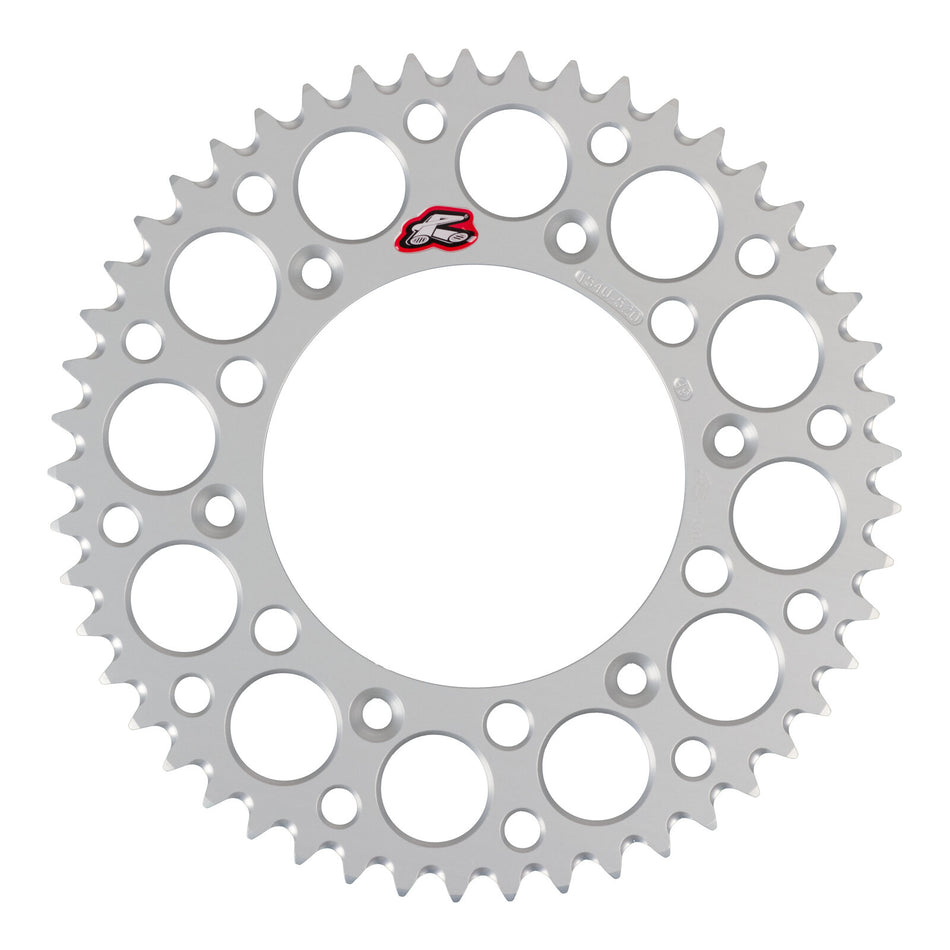 Renthal Sprocket Rear Silver 49T Alloy 7075 T6 Grooved Honda