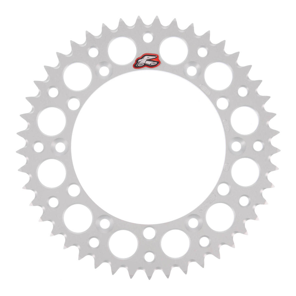 Renthal Rear Sprocket T6 Grooved 7075 Alloy - Silver [GasGas]