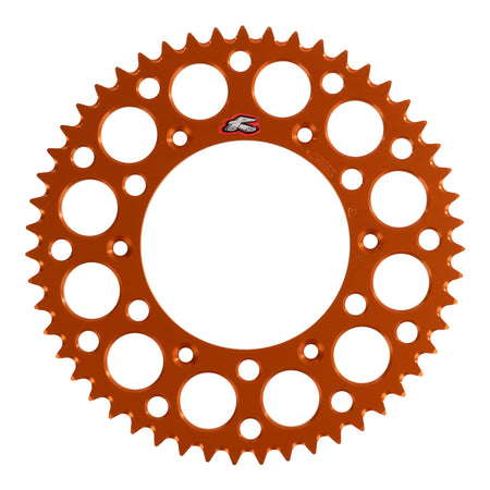 Renthal Sprocket Rear Orange 51T Alloy 7075 T6 Grooved KTM