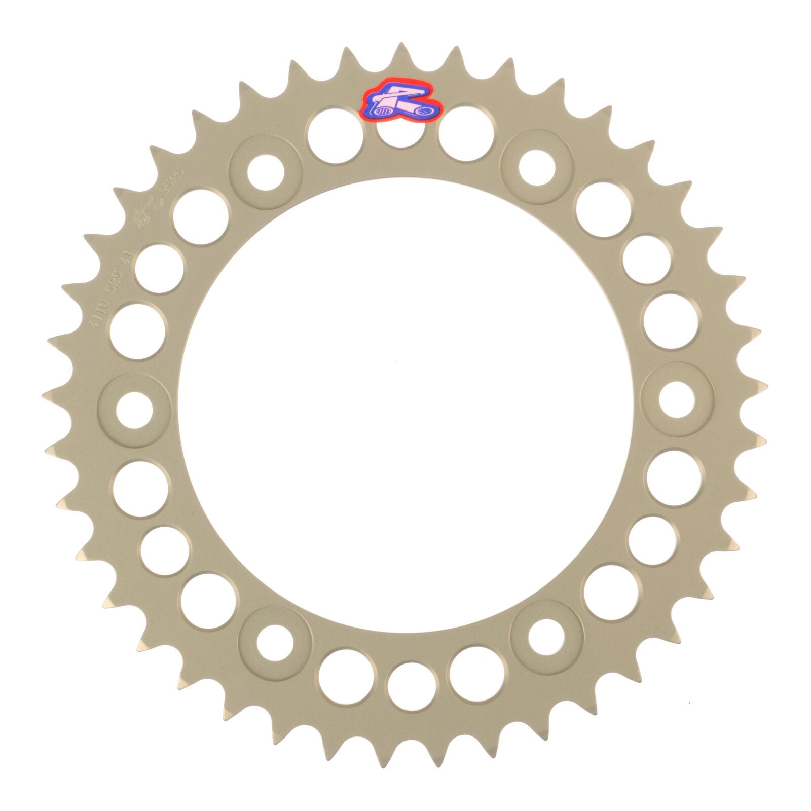 Renthal Sprocket Rear Silver 41T Alloy 7075 T6 Grooved Mont