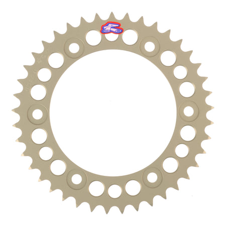 Renthal Sprocket Rear Silver 41T Alloy 7075 T6 Grooved Mont
