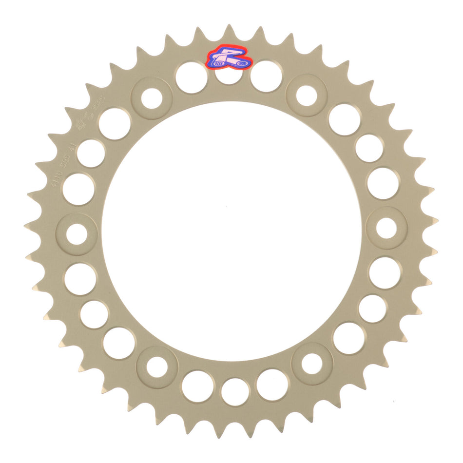 Renthal Sprocket Rear Silver 41T Alloy 7075 T6 Grooved Mont