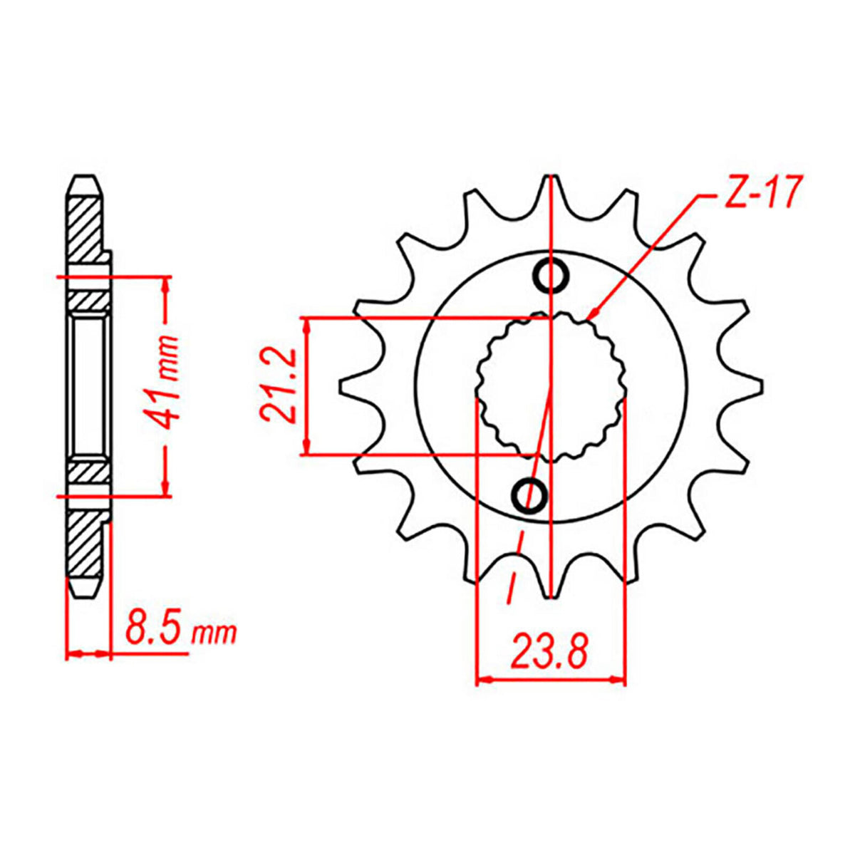 Sprocket Kit Honda XR400 - 520KXZ 15/45