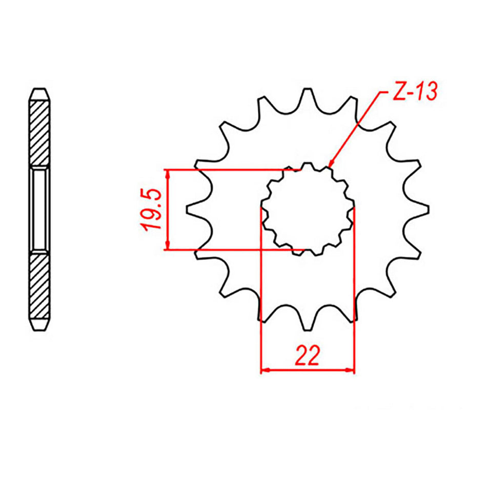 Sprocket Kit Suzuki ATV LT160 - 520H 11/39