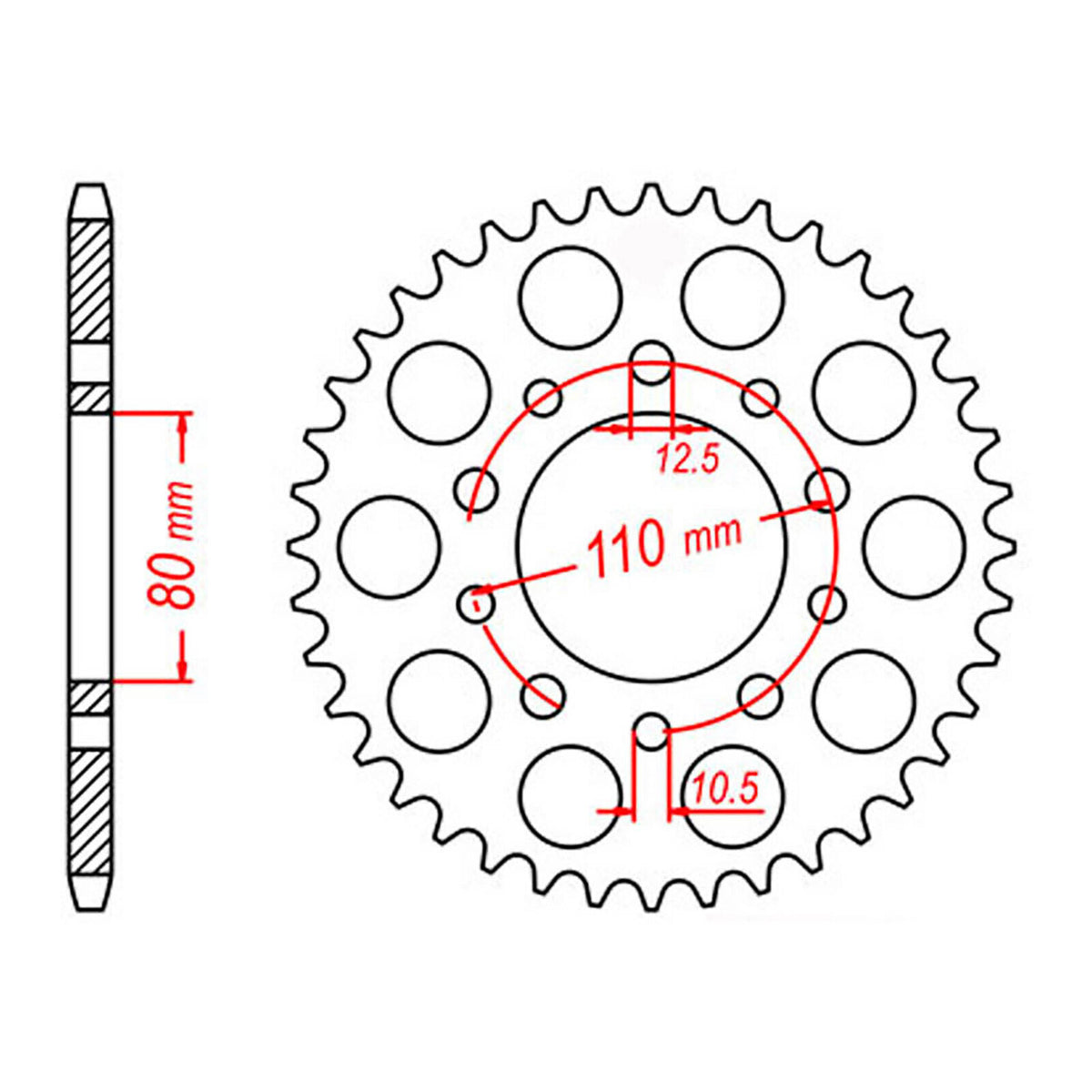 Sprocket Kit Honda CB400SF Super Four - 525XRE 15/42