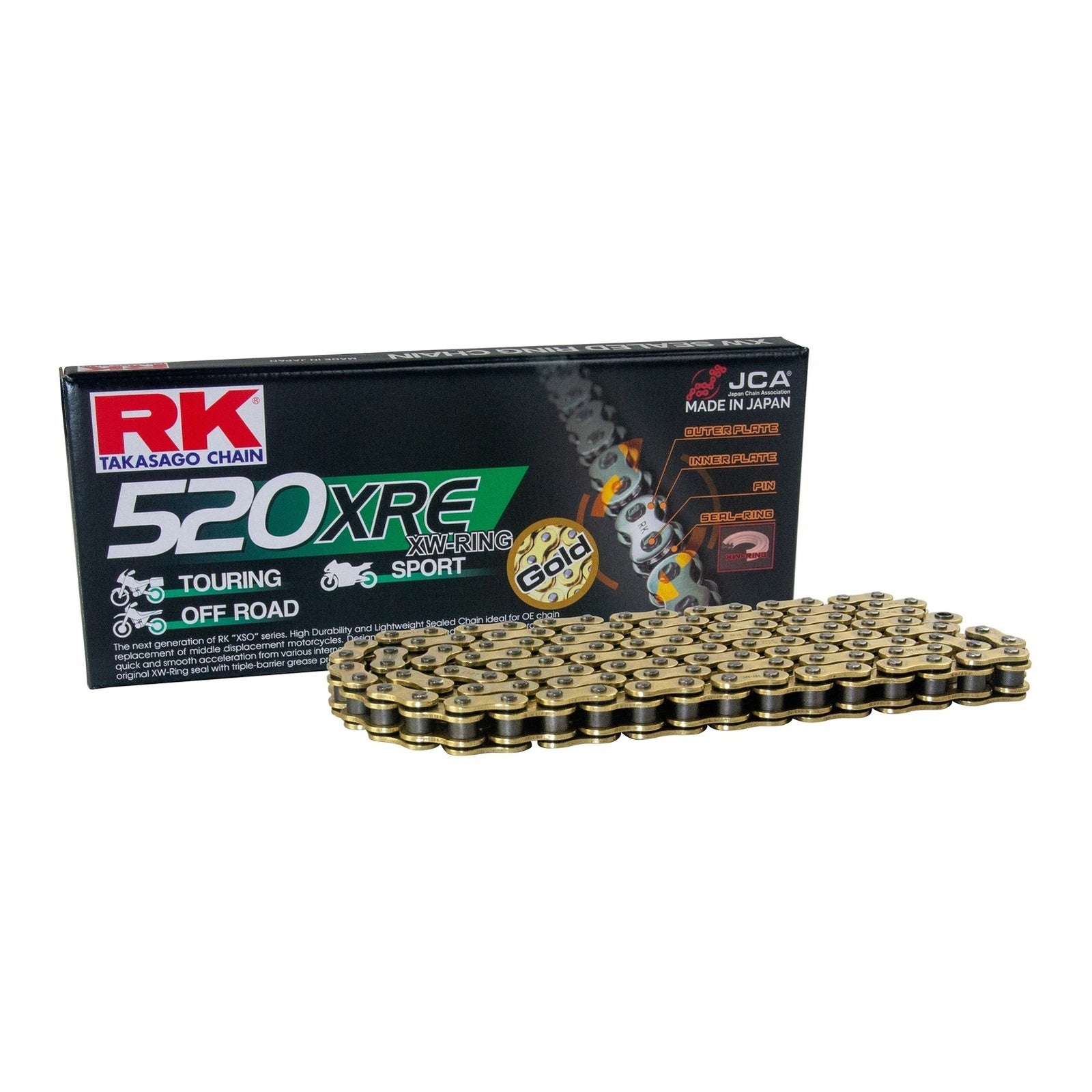 Sprocket Kit Kawasaki EX300 '13-'18 - GB520XRE Gold - 14/42