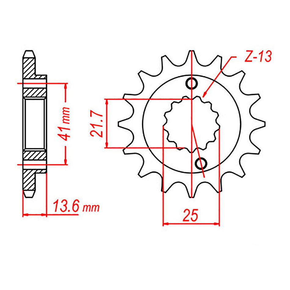 Sprocket Kit Kawasaki ZX6R '05-'06 / ZX6RR '05-'06 - 520XRE 15/43