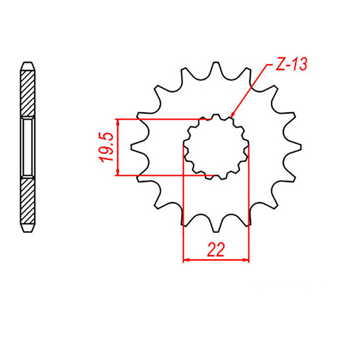 Sprocket Kit Suzuki GSF250 Bandit - 520XRE 13/49