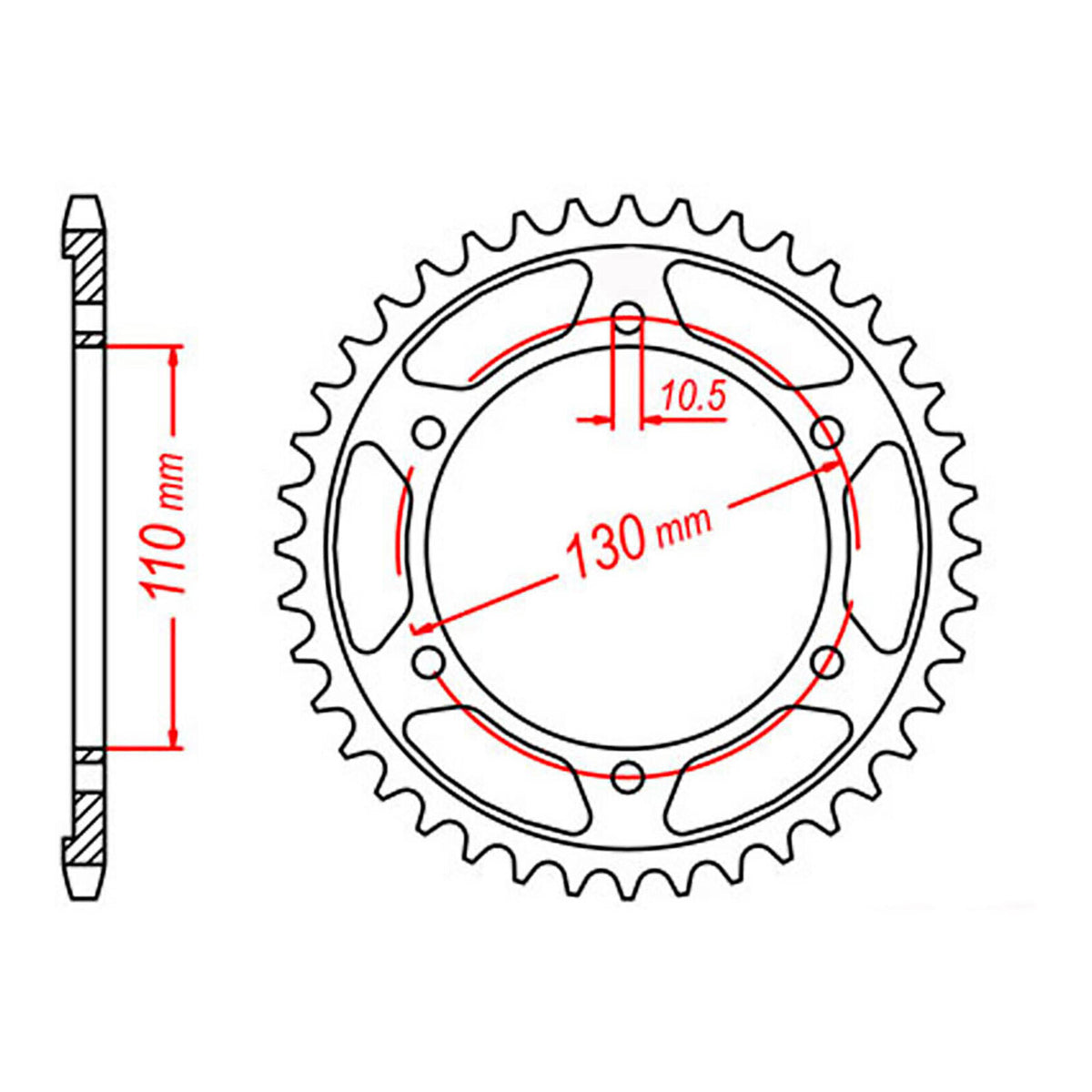Sprocket Kit Suzuki GSXR750 '11-'16 (Economy) - 525XRE 17/45