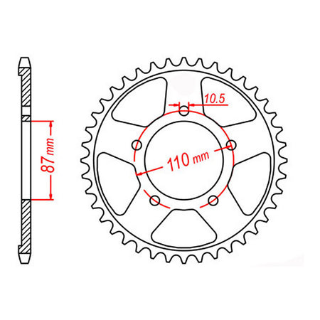 Sprocket Kit Suzuki GSX-F 750 '99-'08 - 530XRE 15/45