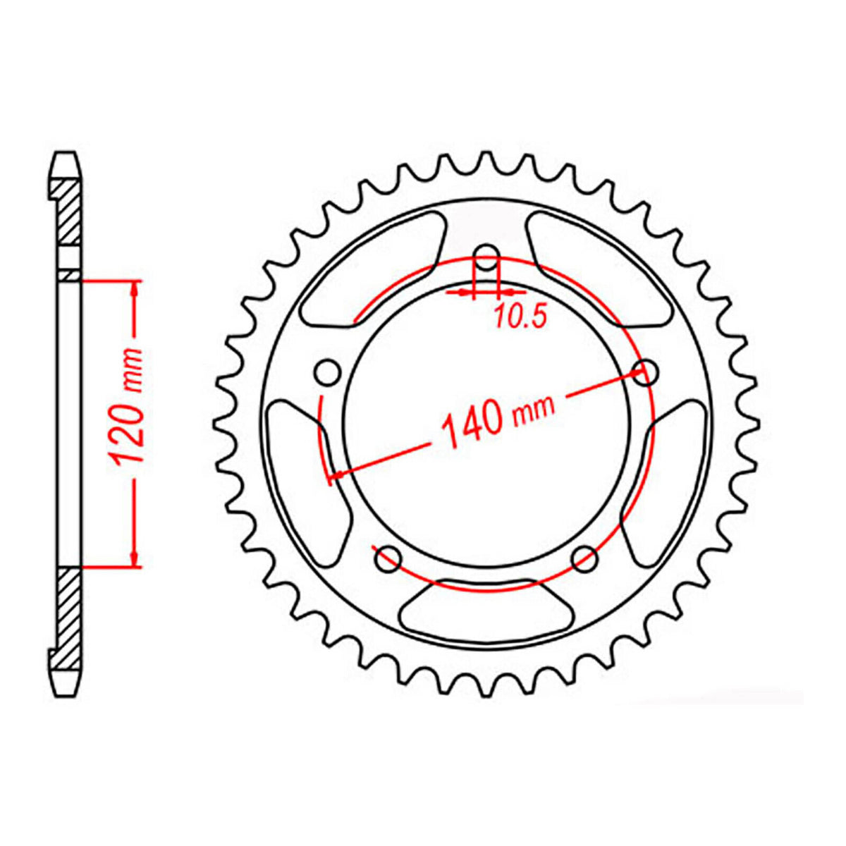 Sprocket Kit Suzuki GSF1200 '06 Economy - 530XRE 15/45