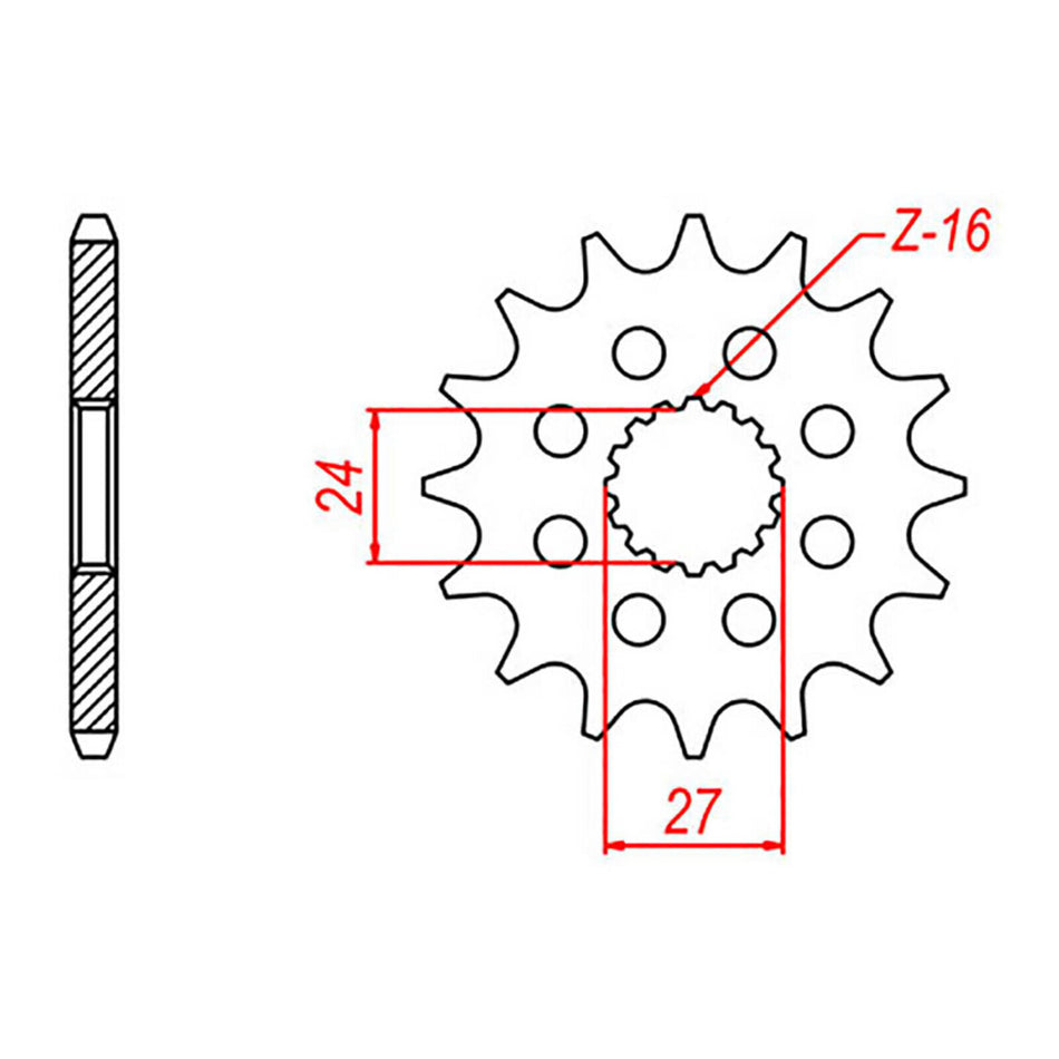 Sprocket Kit Suzuki GSXR1300 HAYABUSA '08-'09 - 530ZXW 18/43