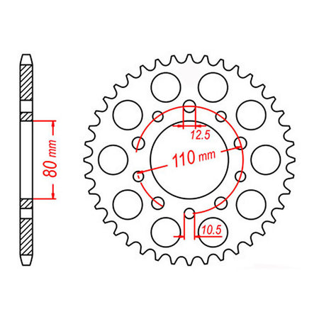 Sprocket Kit Triumph Trophy 1200 - 530ZXW 18/40