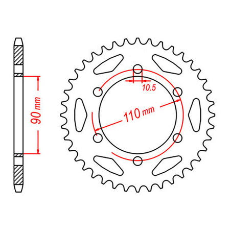 Sprocket Kit Yamaha XJ/XS650 - 530XRE 17/33