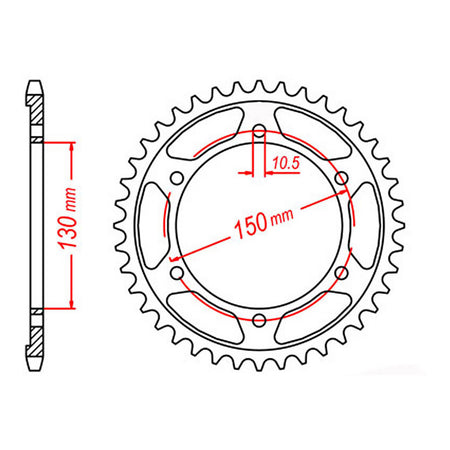 Sprocket Kit Yamaha YZF600 Thundercat Gold - GB530XRE 15/47