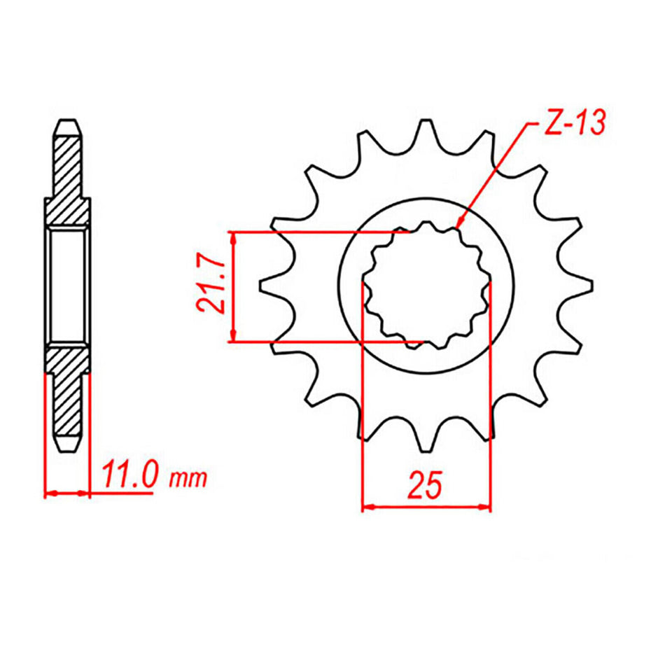 Sprocket Kit Yamaha YZF750 '93-'98 - 530XRE 16/39