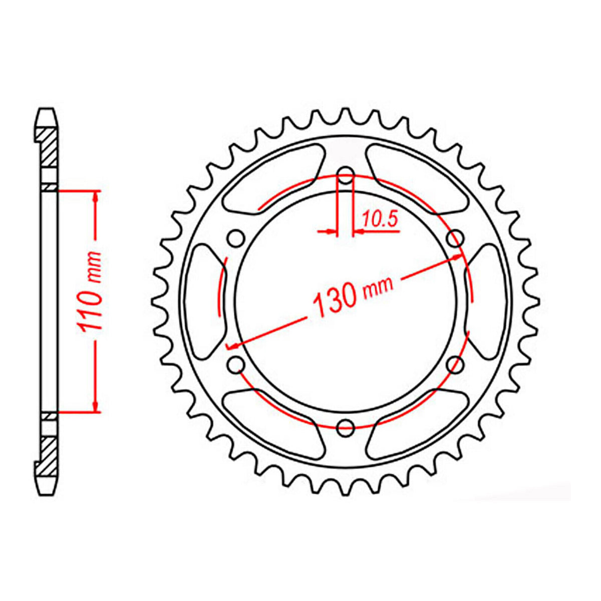 Sprocket Kit Yamaha YZF-R1 '98-'03 Gold (recommended) - GB530ZXW 16/43