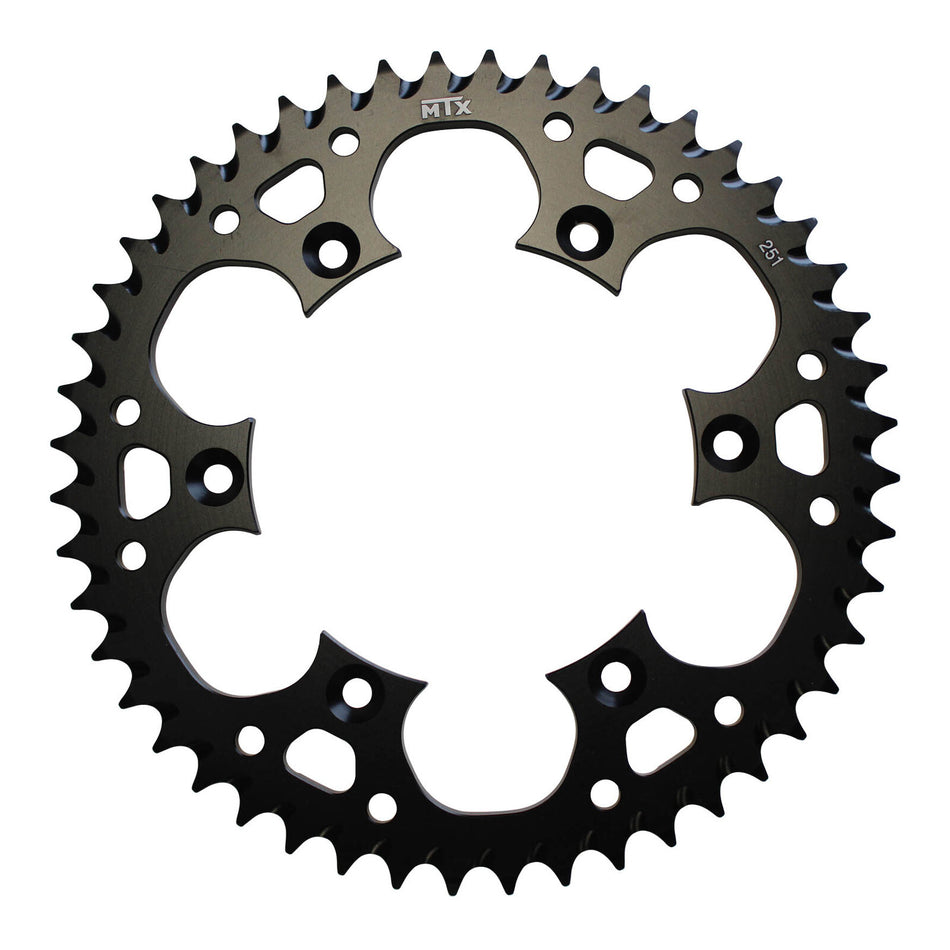 MTX 251 Zero Aluminium Rear Sprocket #520 - Black