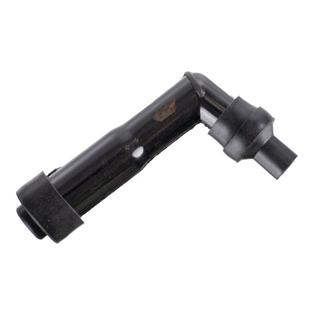 Whites Spark Plug Cap (Replaces XZ05F) Long Right Angle - Black
