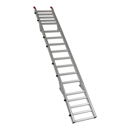 Whites Alloy Tailgate Ramp Folding 222x35cm - 318kg Rated