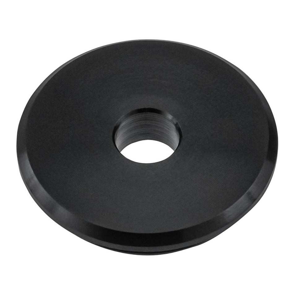 Zeta Aluminium Throttle Tube Replacement End Plug with O-Ring - Black