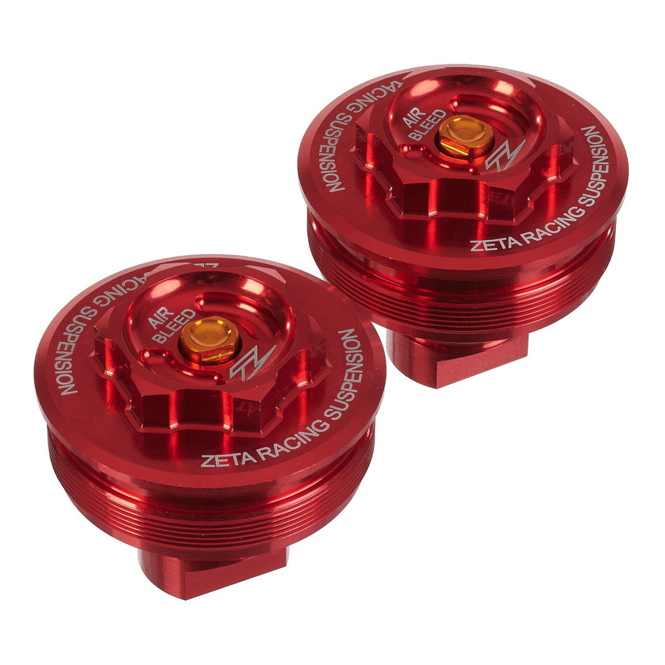 Zeta Front Fork Cap CRF250L/M '13-, CRF250 Rally '17- - Red