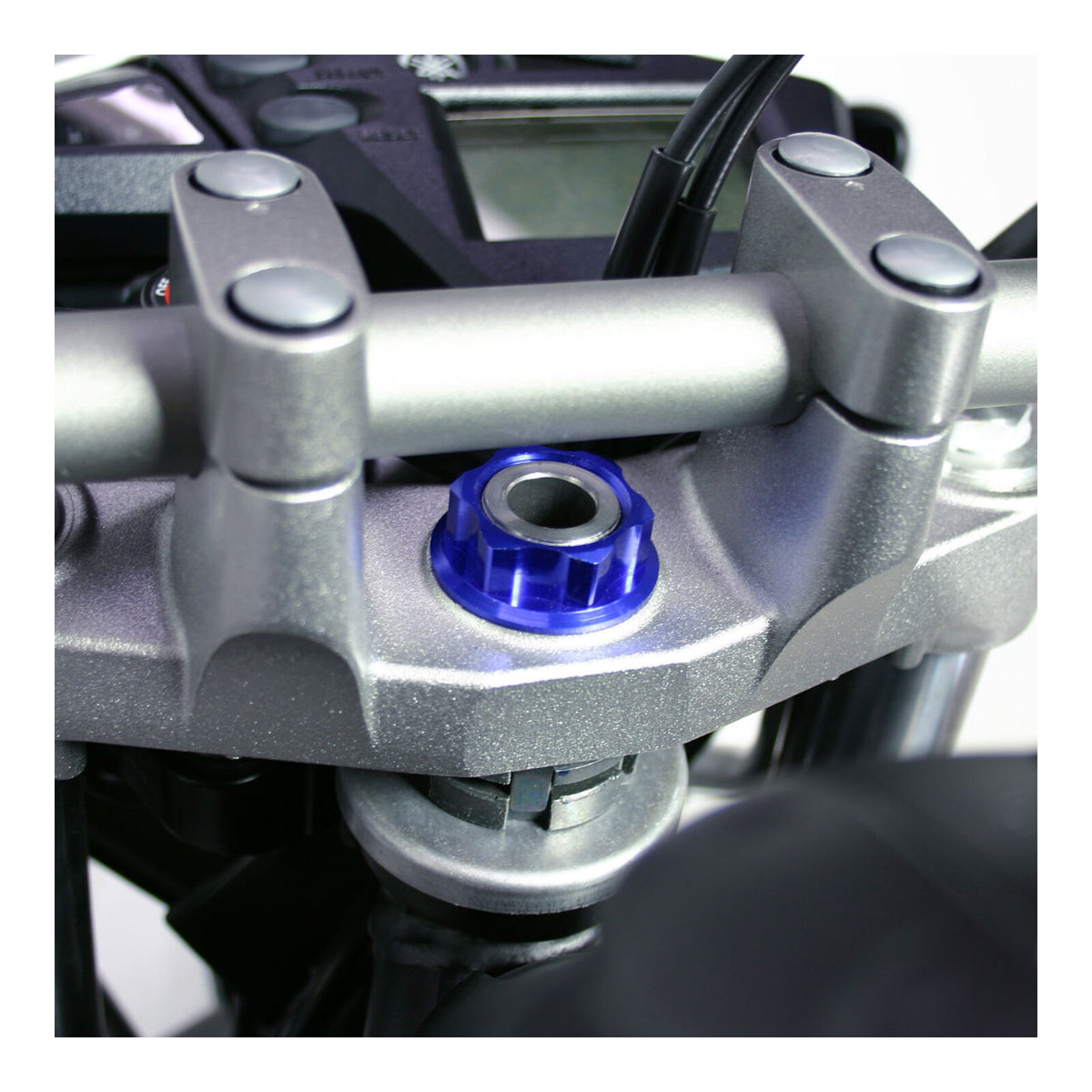 Zeta Stem Nut (M22x27 P1.0 H12) - Blue