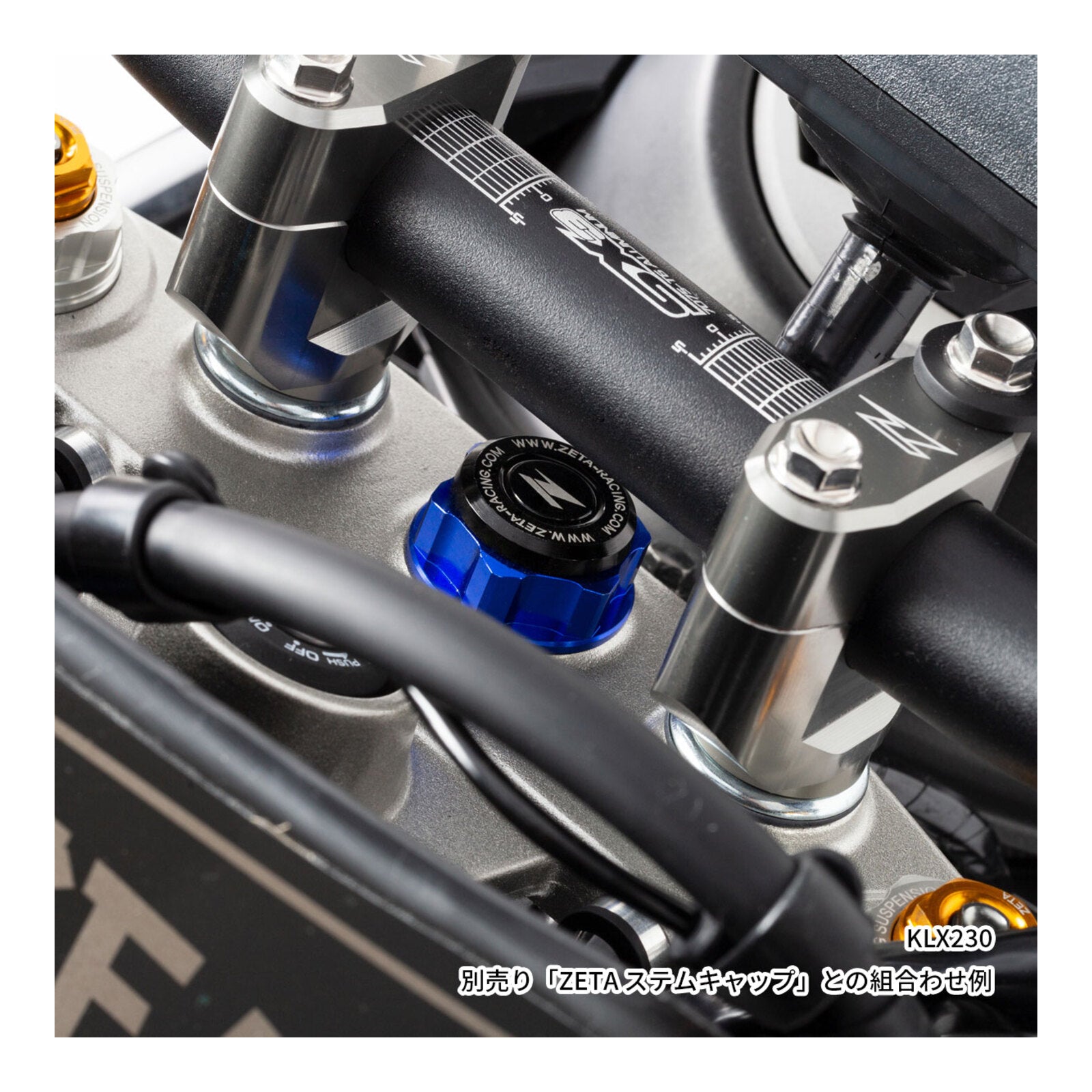 Zeta Stem Nut (M22x27 P1.0 H12) - Blue