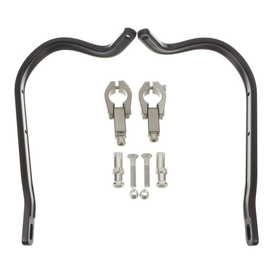Zeta Armor Bended Hand Guard for 28.6mm Bar - Black