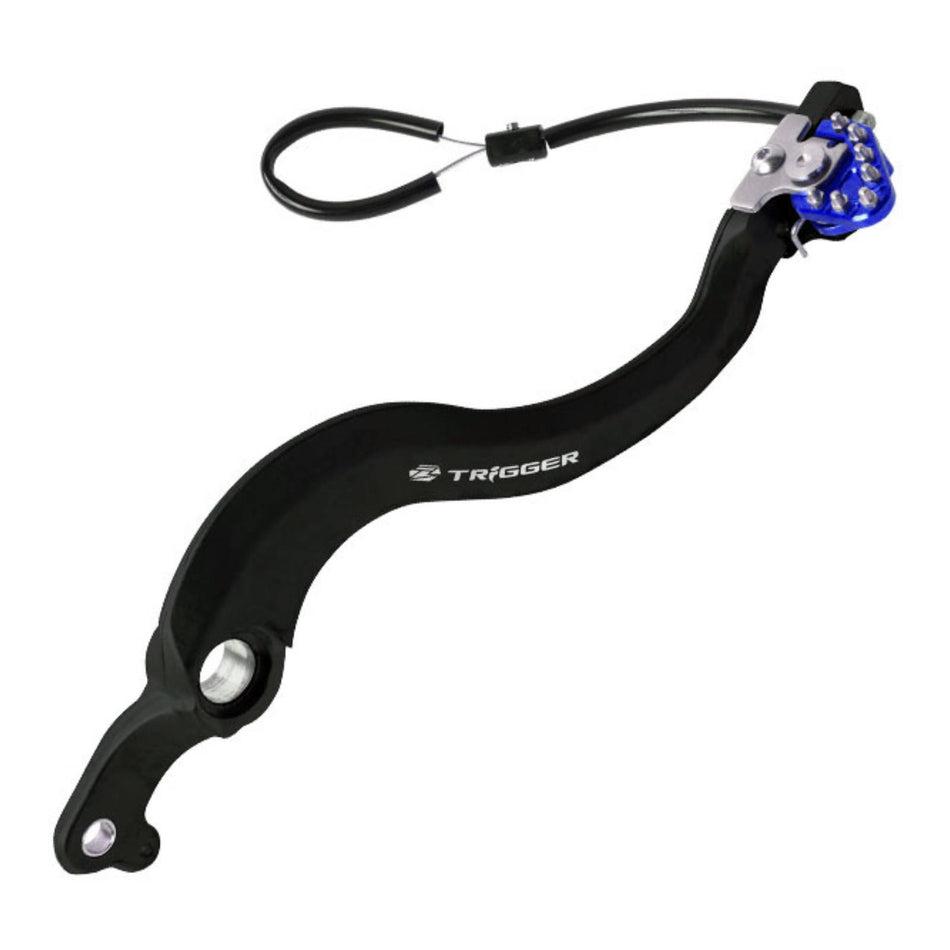 Zeta Trigger Brake Pedal Yamaha YZ125/250/250X Blue
